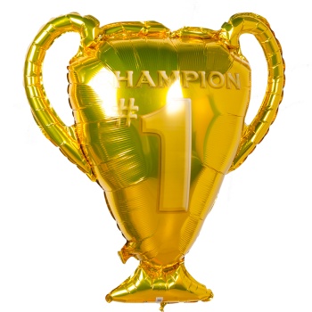 Фольгированный шар кубок с надписью