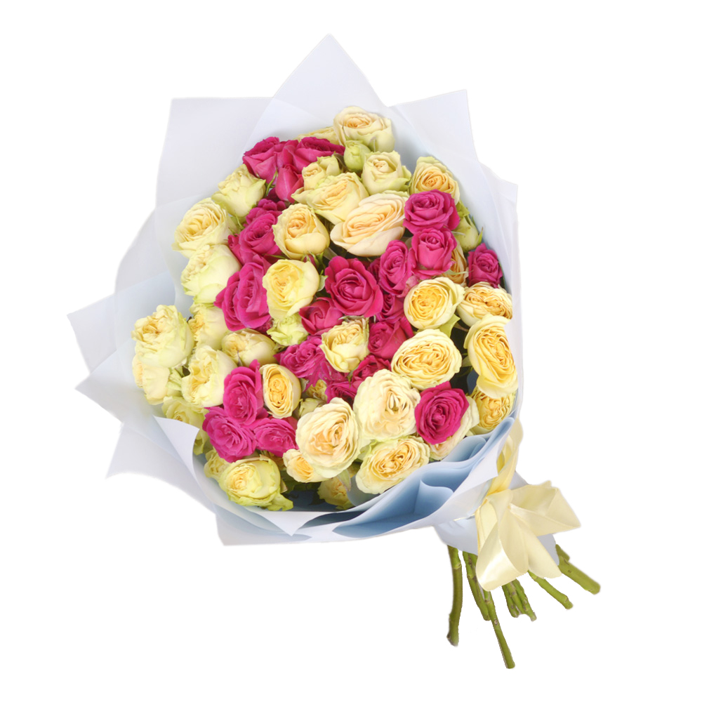 15 кустовых роз