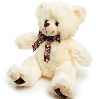 Плюшевый медведь белый 39х30