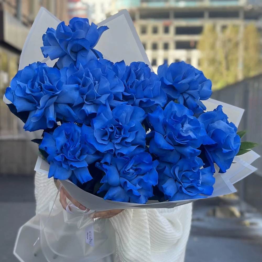 Французская синяя роза 11 шт.